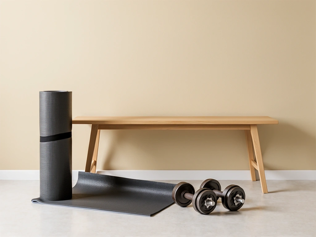 Minimalist home fitness equipment